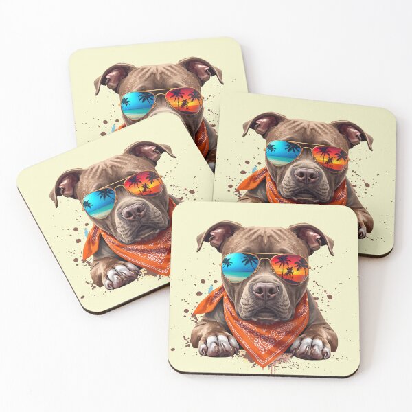 Item preview, COOL SUMMER PITBULL designed and sold by BKDIGITALSHOP.