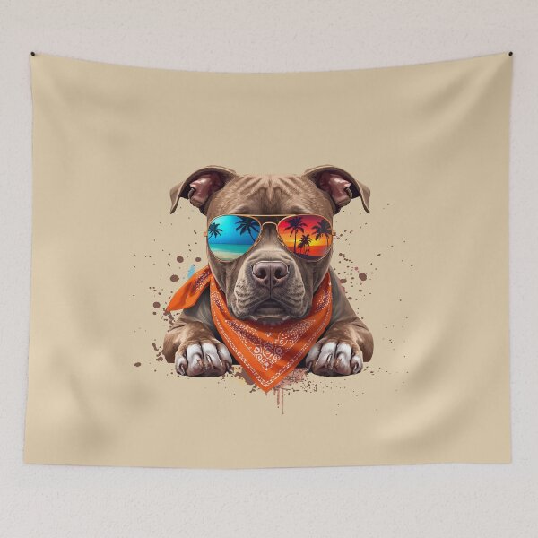 Item preview, COOL SUMMER PITBULL designed and sold by BKDIGITALSHOP.