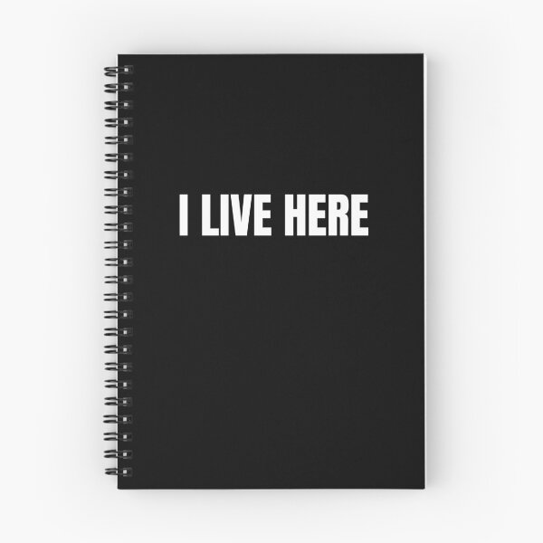 Item preview, I Live Here (White) designed and sold by ShipCrewNation.