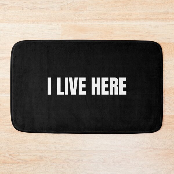 Item preview, I Live Here (White) designed and sold by ShipCrewNation.