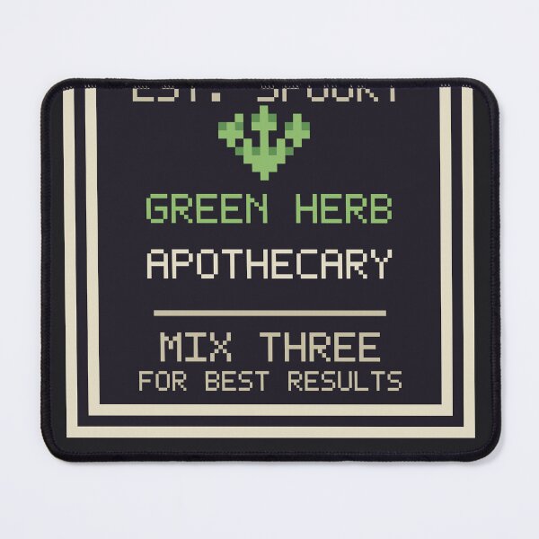 Item preview, Green Herb Apothecary, Vintage Horror Gaming Label designed and sold by River1Shop.
