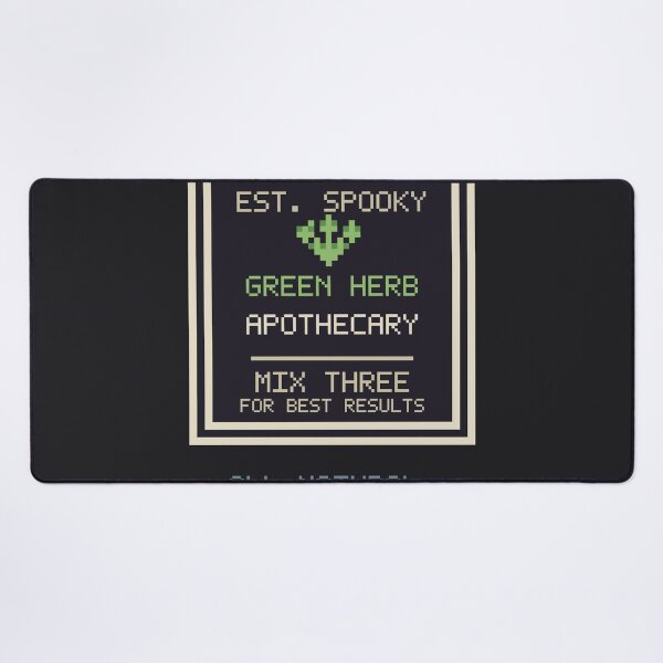 Item preview, Green Herb Apothecary, Vintage Horror Gaming Label designed and sold by River1Shop.