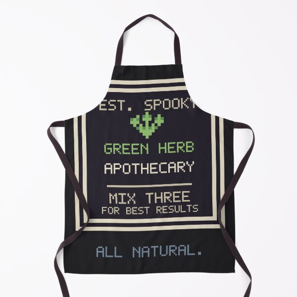 Item preview, Green Herb Apothecary, Vintage Horror Gaming Label designed and sold by River1Shop.