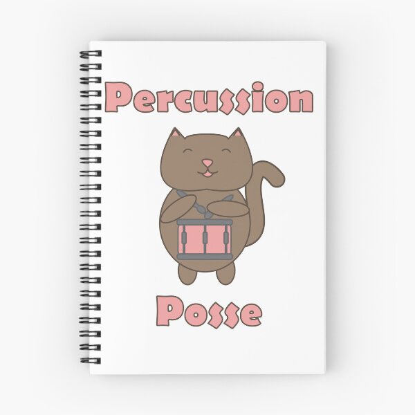 Item preview, Percussion Posse - Cute Cat Playing Snare Drum Illustration designed and sold by ValeriesGallery.