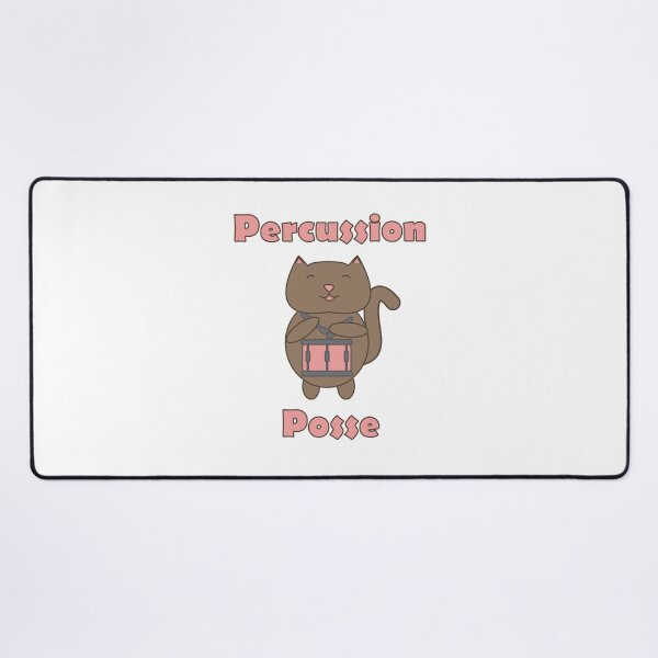 Item preview, Percussion Posse - Cute Cat Playing Snare Drum Illustration designed and sold by ValeriesGallery.