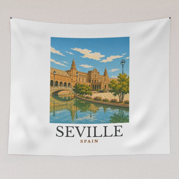 Item preview, Seville - Spain  designed and sold by GoodOldVintage.