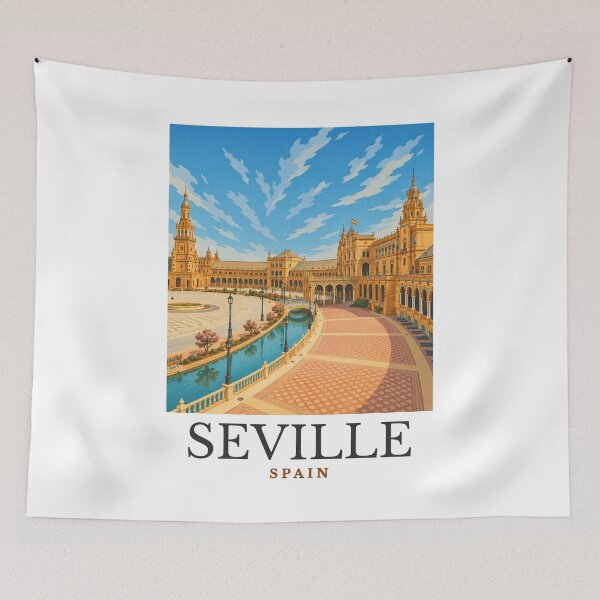 Item preview, Seville - Spain  designed and sold by GoodOldVintage.