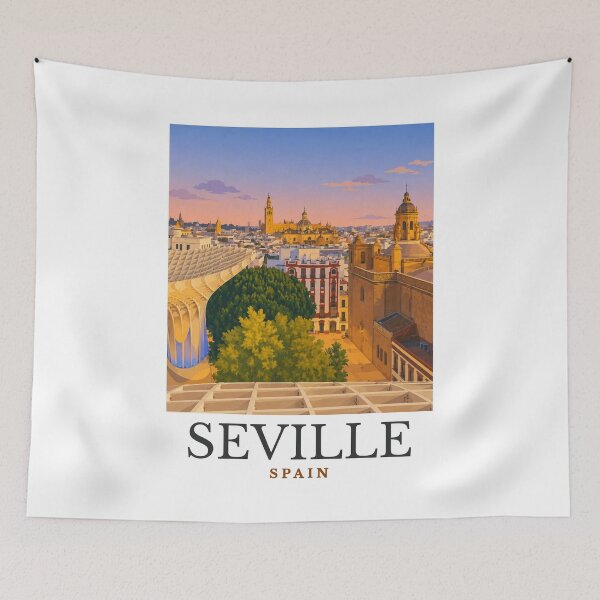 Item preview, Seville - Spain  designed and sold by GoodOldVintage.
