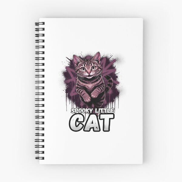 Item preview, Spooky Little Cat Tabby Feline Grin Artwork designed and sold by ColeLaniTrading.