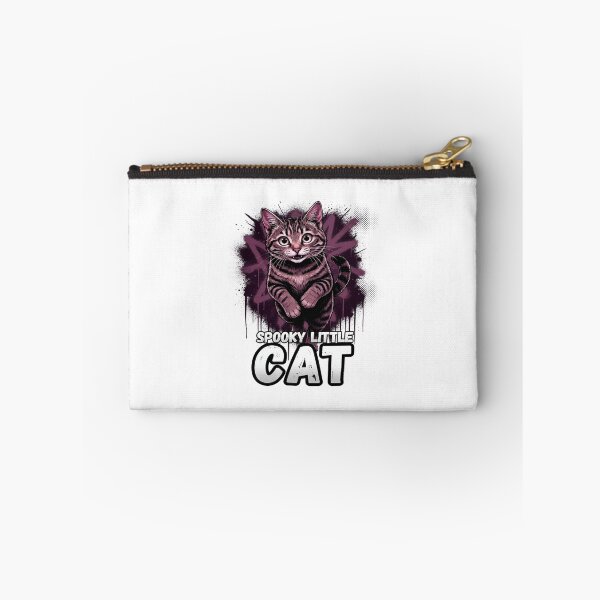 Item preview, Spooky Little Cat Tabby Feline Grin Artwork designed and sold by ColeLaniTrading.