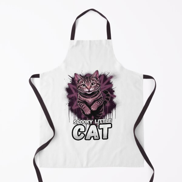 Item preview, Spooky Little Cat Tabby Feline Grin Artwork designed and sold by ColeLaniTrading.