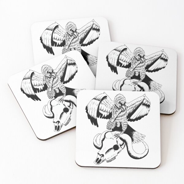 Item preview, Bearded Vulture Bone-Eater (Black and White) designed and sold by Colmeia de Ideias.