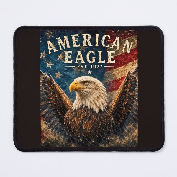 Item preview, American Eagle Vintage Patriotic USA Flag Design designed and sold by mariolasworld.