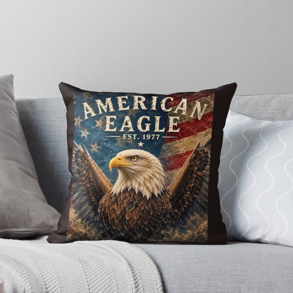 Item preview, American Eagle Vintage Patriotic USA Flag Design designed and sold by mariolasworld.