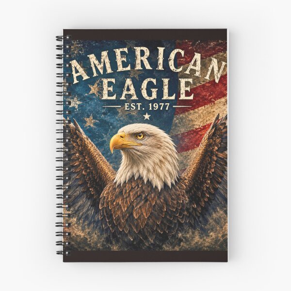 Item preview, American Eagle Vintage Patriotic USA Flag Design designed and sold by mariolasworld.