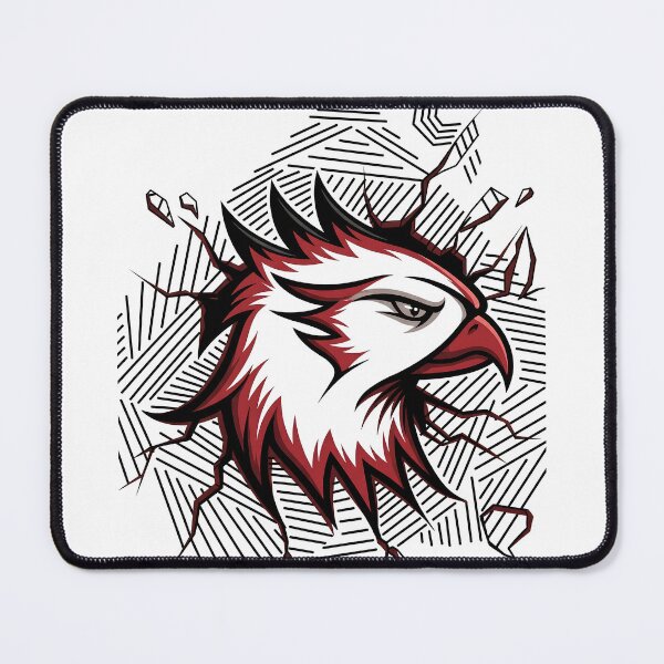 Item preview, Breaking Free Hawk - Abstract Geometric Bird Art designed and sold by Gabissq.