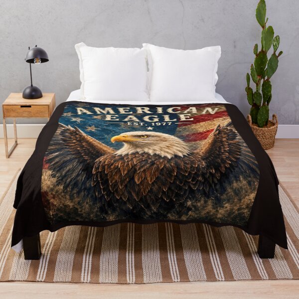 Item preview, American Eagle Vintage Patriotic USA Flag Design designed and sold by mariolasworld.
