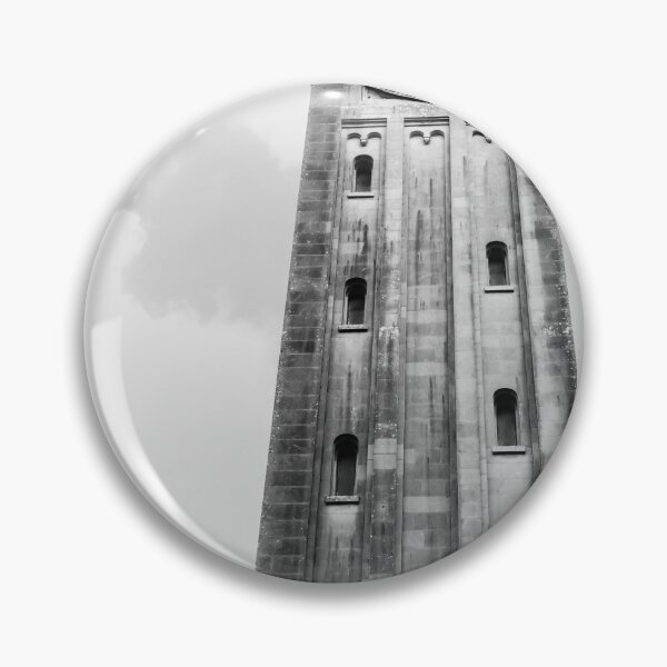 Item preview, Historic Clock Tower Architecture In Black And White Photography With Dramatic Vertical Perspective designed and sold by Nmallia.