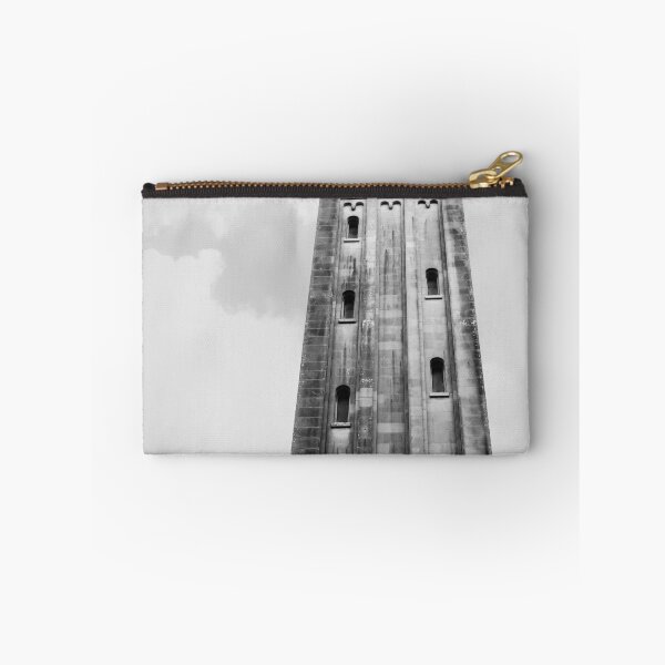 Item preview, Historic Clock Tower Architecture In Black And White Photography With Dramatic Vertical Perspective designed and sold by Nmallia.