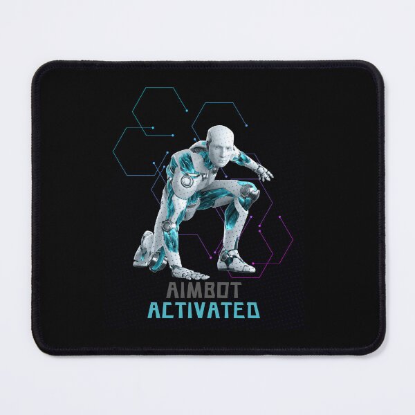 Item preview, Aimbot Activated Cyberpunk Cyborg Gamer Art designed and sold by AhmadAnnaPrints.