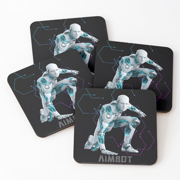 Item preview, Aimbot Activated Cyberpunk Cyborg Gamer Art designed and sold by AhmadAnnaPrints.
