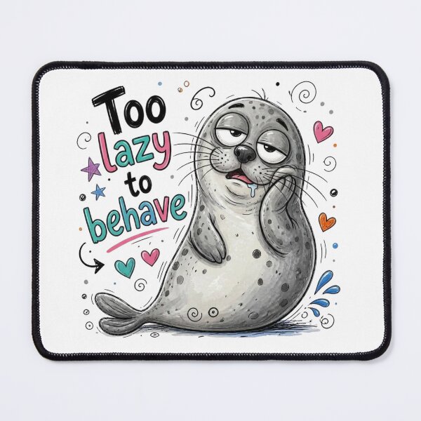 Item preview, Neil The Seal Be The Whole Problem designed and sold by Dalila Cartoon.