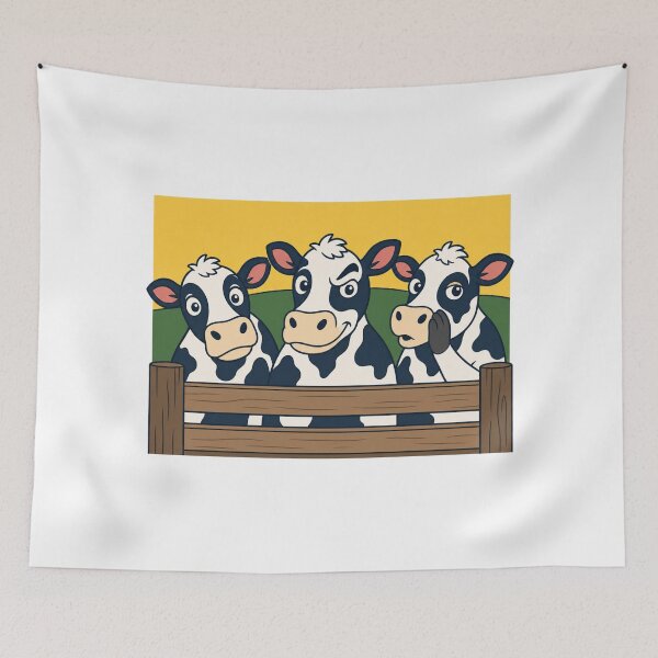 Item preview, Herd You Were Talking About Me — Gossiping Cows Animal-pun Humor designed and sold by MOSIDRIP™.