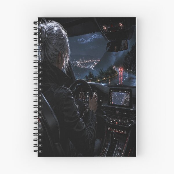 Item preview, Rein Night Drive - Dark Anime Car Aesthetic Art designed and sold by House of Rein.