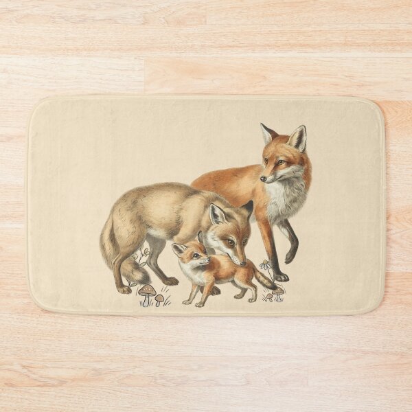 Item preview, Whimsical Fox Family Storybook Watercolor designed and sold by WikaKowalczyk.