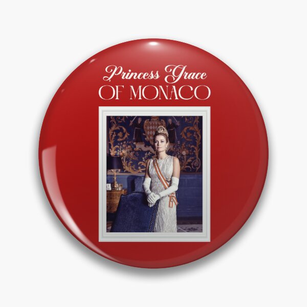 Item preview, Princess Grace of Monaco (White on Red) designed and sold by PawsitiveMum3.