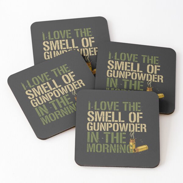 Item preview, I love the smell of gunpowder in the morning - gun lover designed and sold by Welldoh.