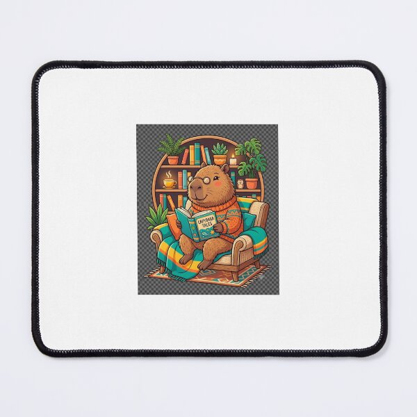 Item preview, Cute Capybara Reading Book designed and sold by phoenixram2495.