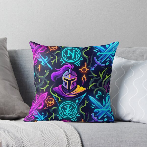 Item preview, Sword Power Fantasy RPG Pixel Art Seamless Pattern designed and sold by ART ATTACK ZONE.