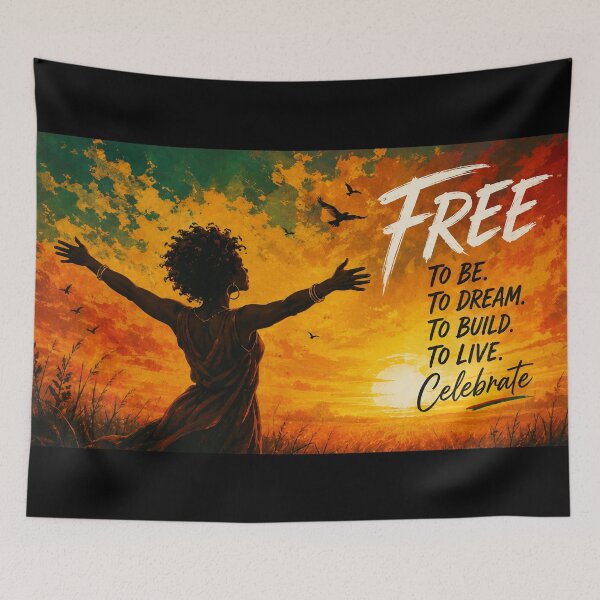 Item preview, Celebrate - Free To Be. To Dream. To Build. To Live. (#0302H010CU) designed and sold by SarVonne Serenity Moments.