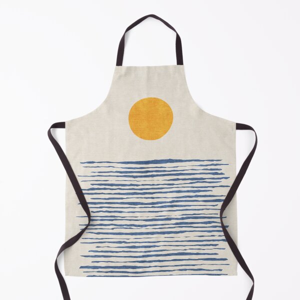 Item preview, Minimalist Seascape Sun over the Sea designed and sold by FAROSSTUDIO.