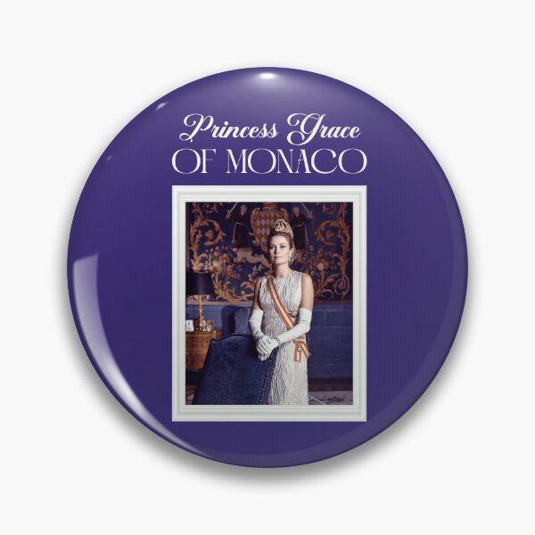 Item preview, Princess Grace of Monaco (White on Purple) designed and sold by PawsitiveMum3.