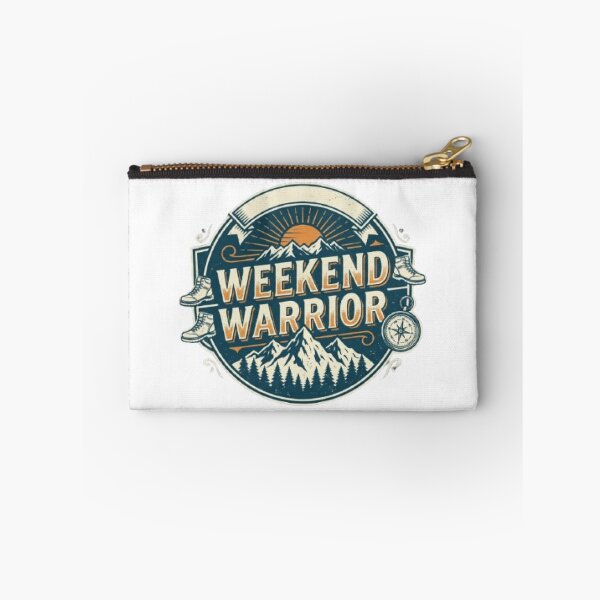 Item preview, Weekend Warrior Adventure T-Shirt | Vintage Outdoor Typography | Hiking & Camping Graphic Tee designed and sold by Faisal  Shah.