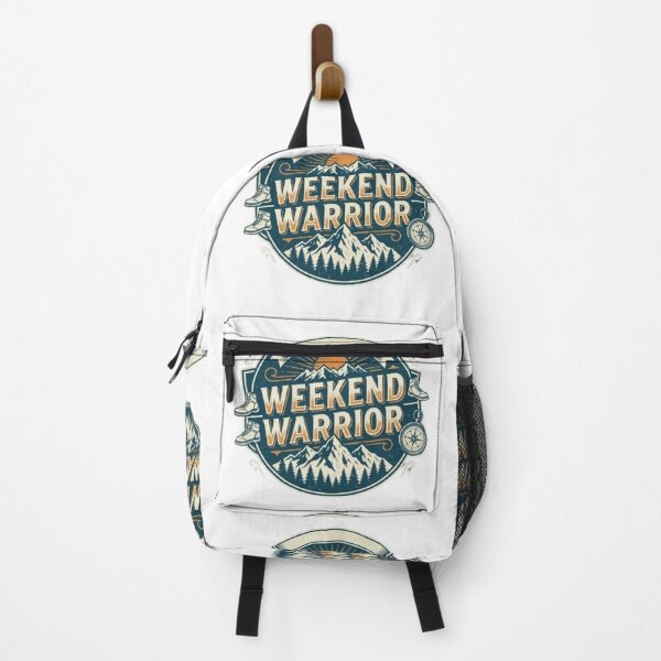 Item preview, Weekend Warrior Adventure T-Shirt | Vintage Outdoor Typography | Hiking & Camping Graphic Tee designed and sold by Faisal Shah.