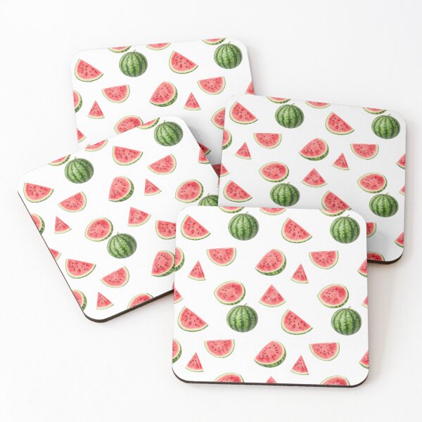 Item preview, Watercolor Watermelon Seamless Pattern | Summer Fruit Botanical Repeat Print designed and sold by Joyfulfabric.