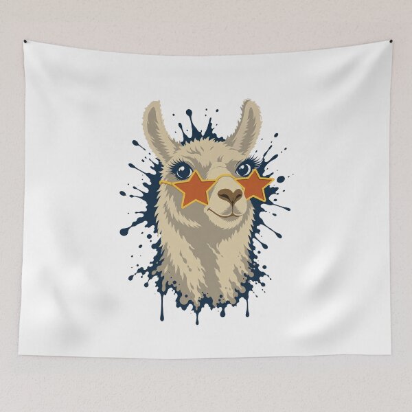 Item preview, Llamazing — Llama Portrait in Sunglasses Animal-pun Humor designed and sold by Mosidrip.