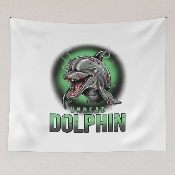 Item preview, Macabre Marine Porpoise Reanimated Graphic designed and sold by ColeLaniTrading.
