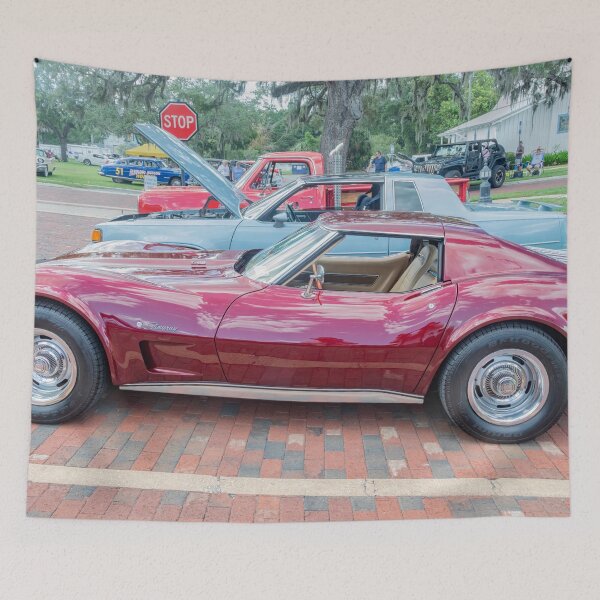 Item preview, 1974 Medium Red Metallic Chevrolet Corvette Stingray Classic Muscle designed and sold by RichFrancoCars.