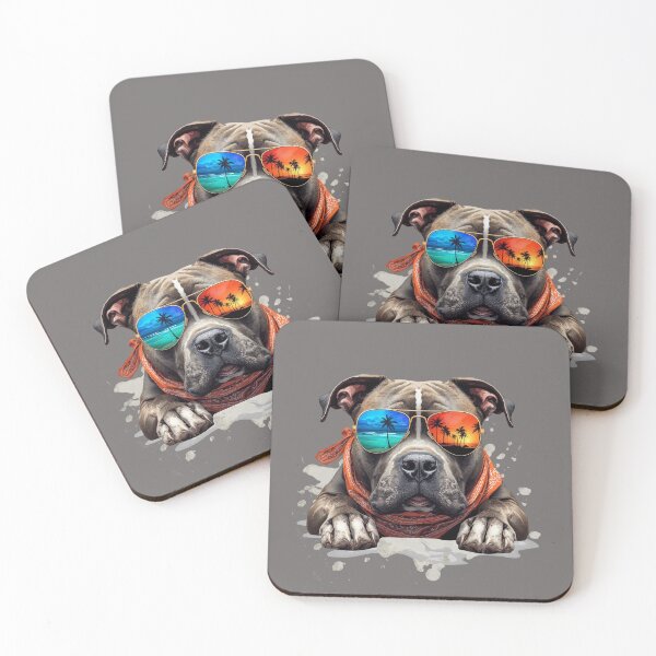 Item preview, COOL GREY PITBULL  designed and sold by BKDIGITALSHOP.