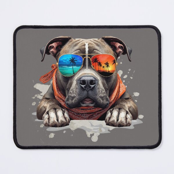 Item preview, COOL GREY PITBULL  designed and sold by BKDIGITALSHOP.
