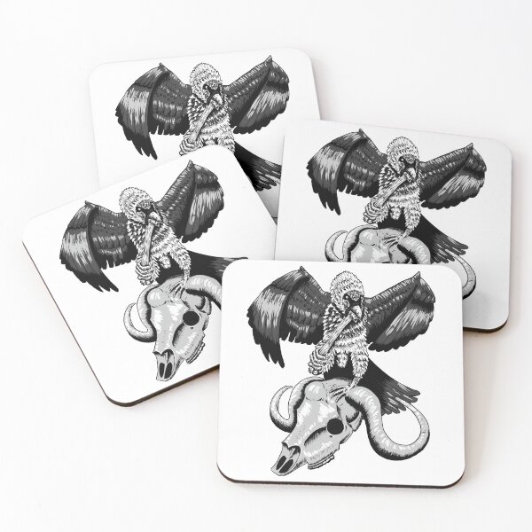 Item preview, Bearded Vulture Bone-Eater (Gray Scale) designed and sold by Colmeia de Ideias.