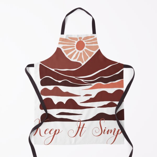 Item preview, Keep It Simple - Boho Mountain Sun Retro Minimalist designed and sold by IvanaIka.