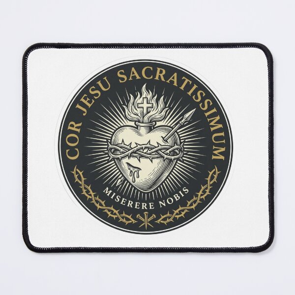 Item preview, Sacred Heart of Jesus Cor Jesu Sacratissimum Latin Catholic designed and sold by raedattia.
