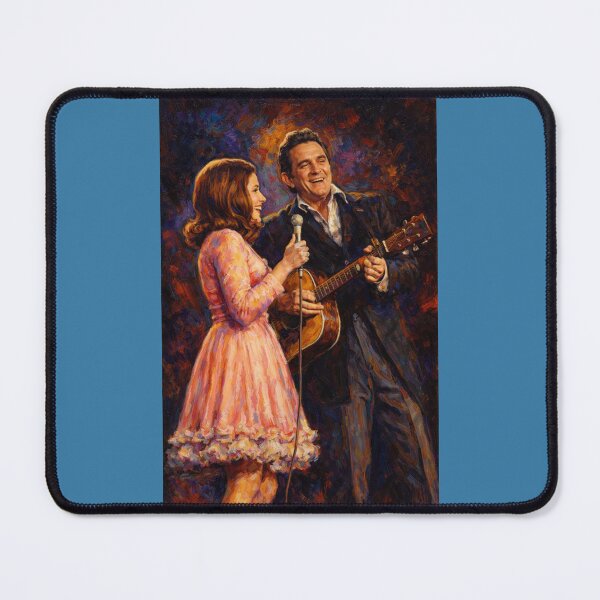Item preview, Painting of Johnny Cash and his Wife June Carter Cash Performing on Stage  designed and sold by Halifaxartguy.