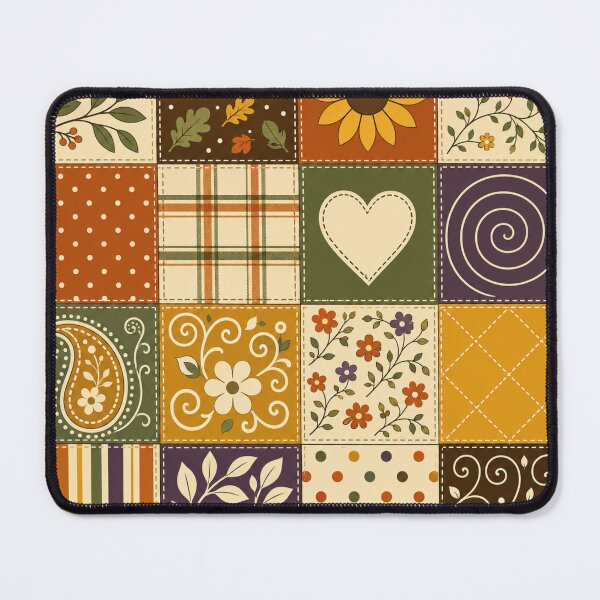 Item preview, Autumn Patchwork Quilt Pattern designed and sold by Myra365Art.