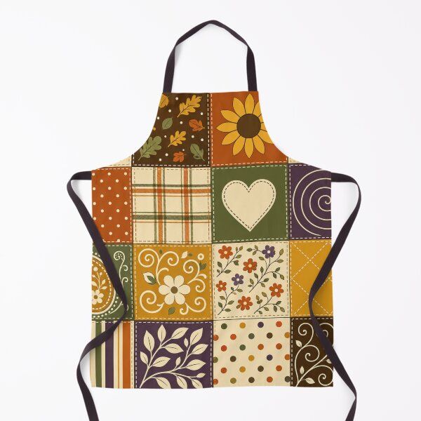 Item preview, Autumn Patchwork Quilt Pattern designed and sold by Myra365Art.